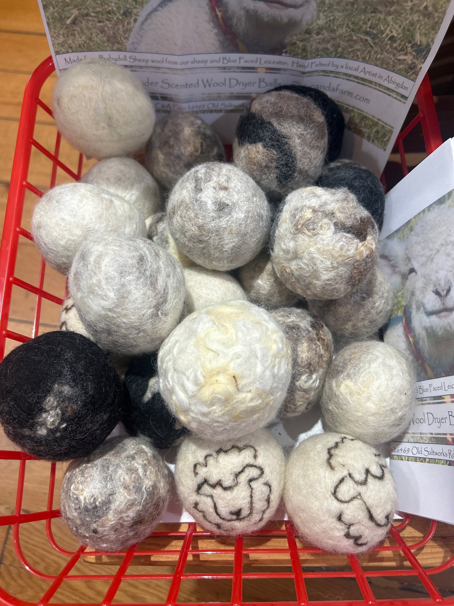 C&A Farm Lavender Felted Dryer Balls