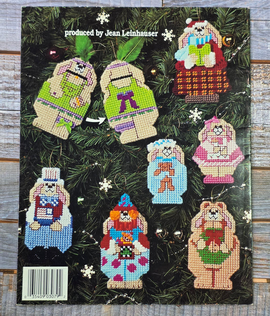 American School of Needlework: Plastic Canvas Bunny Ornaments Pattern #3079