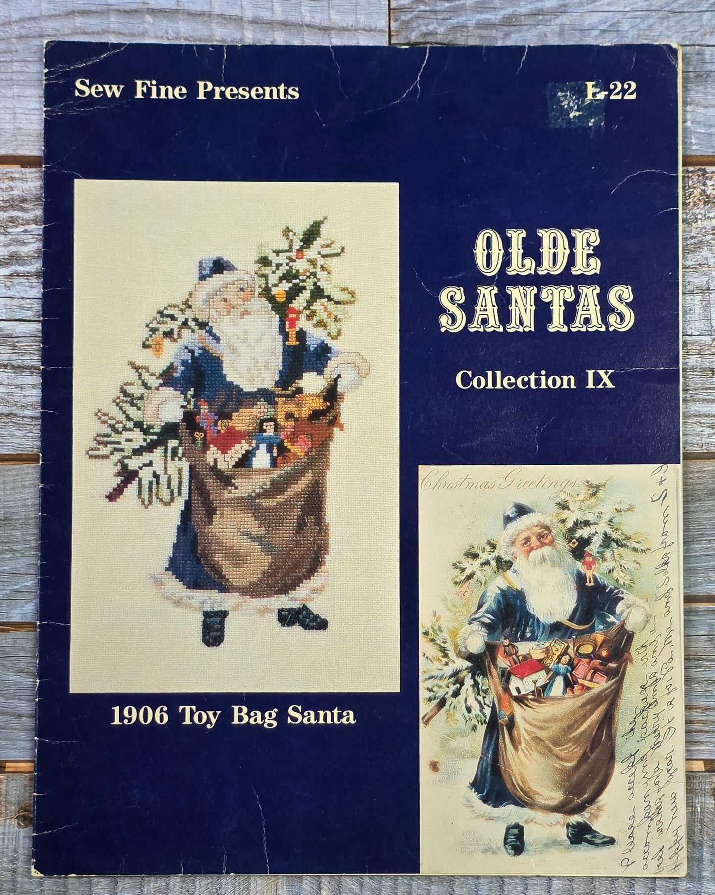 Sew Fine: Ole Santas 1906 Toy Bag Santa Collection IX Pattern