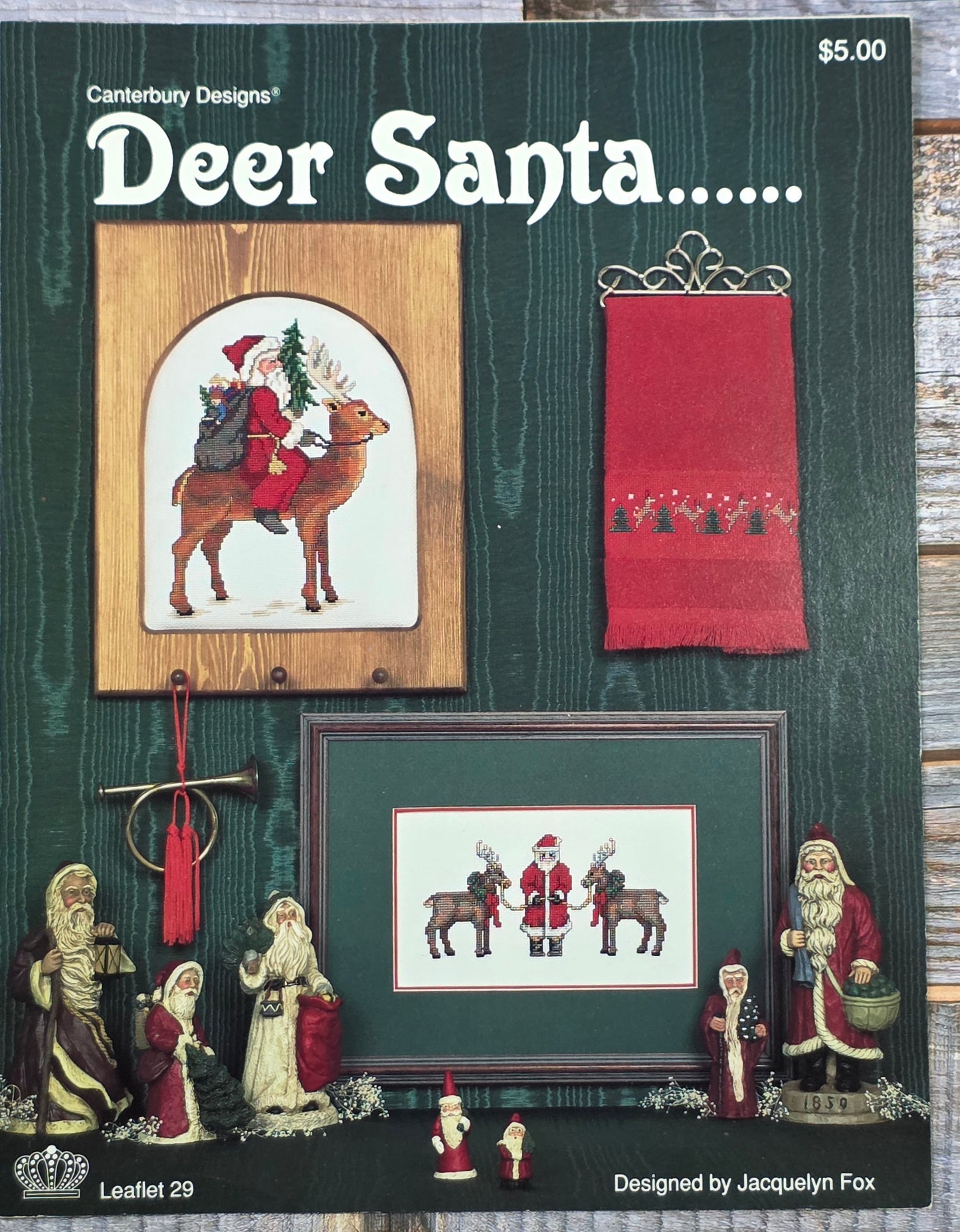 Canterbury Designs: Deer Santa...... Leaflet 29 Pattern