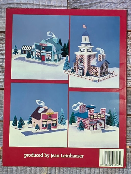 American School of Needlework: Plastic Canvas Home for Christmas Village Book One Leaflet #729 Pattern