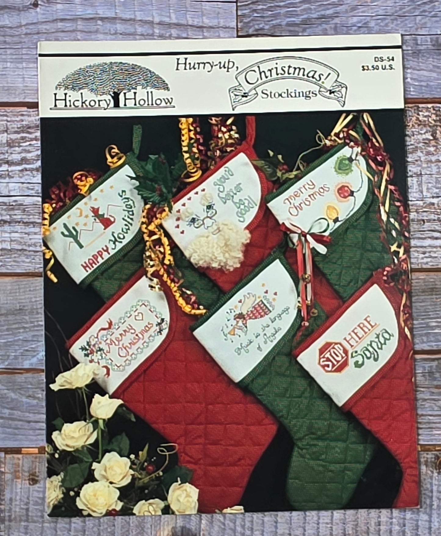 Hickory Hollow: Hurry Up Christmas Stockings Pattern