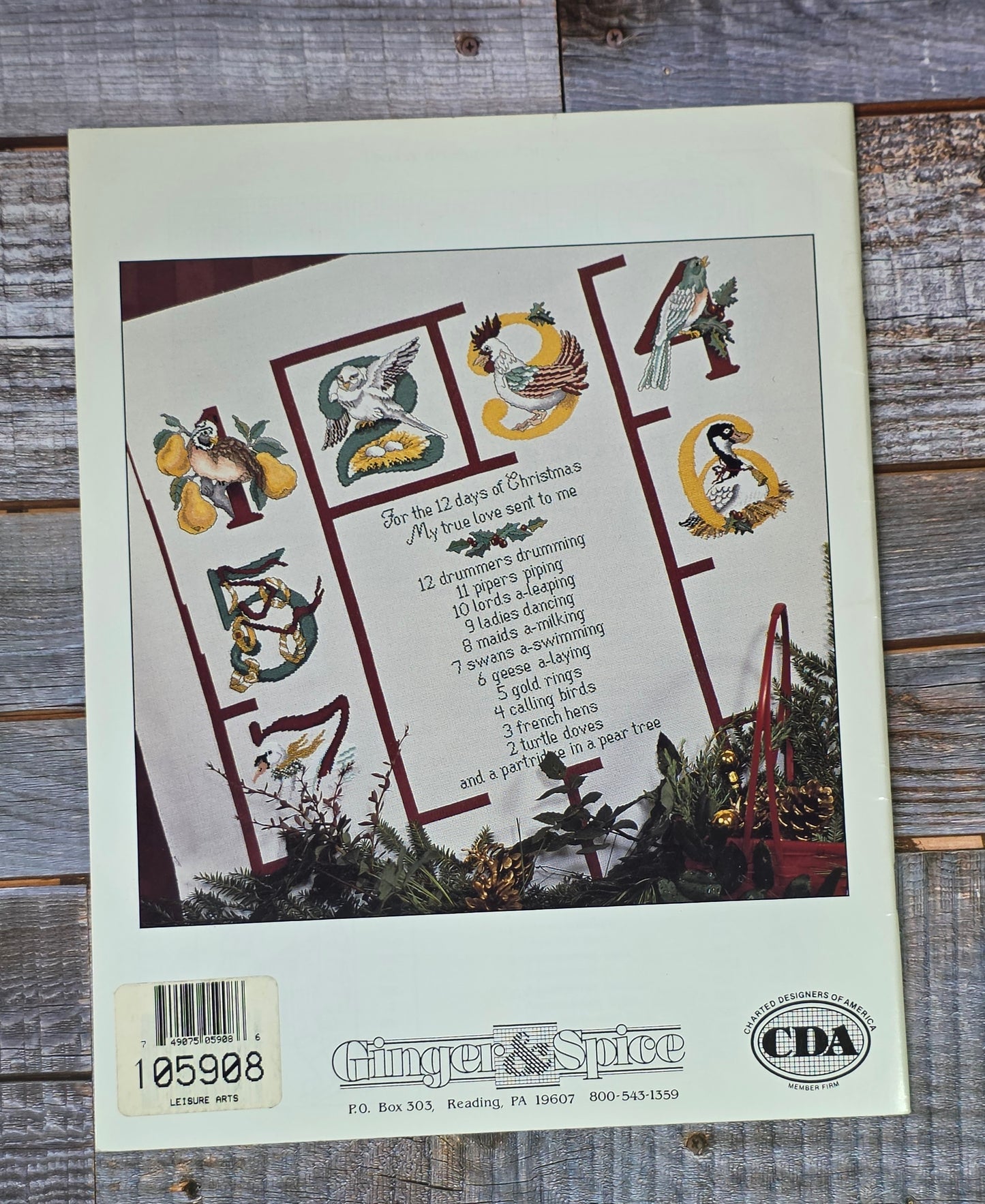 Ginger & Spice: 9507 Twelve Days of Christmas Pattern