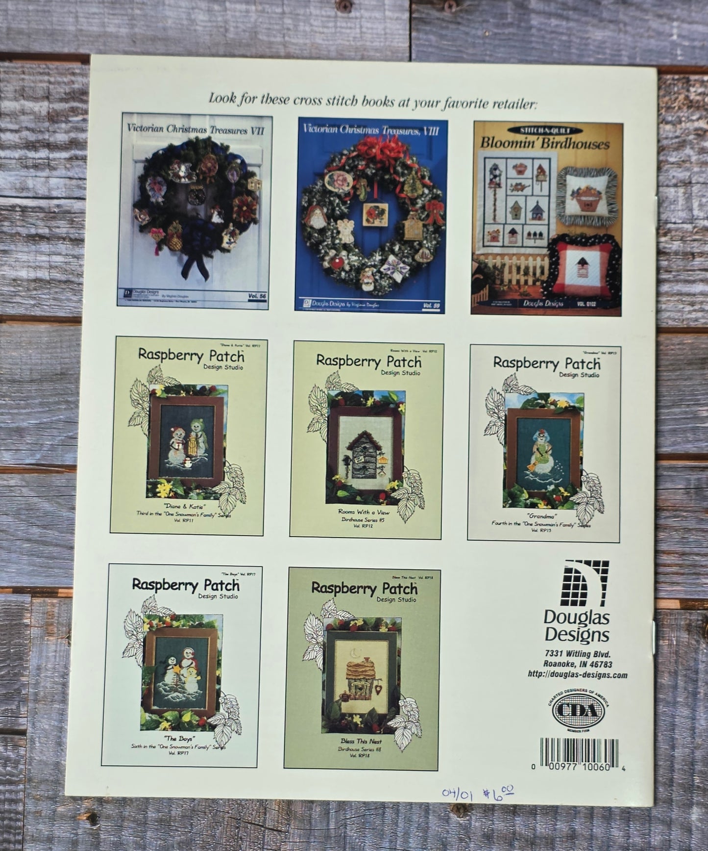 Douglas Designs: Victorian Christmas Treasures IX Pattern