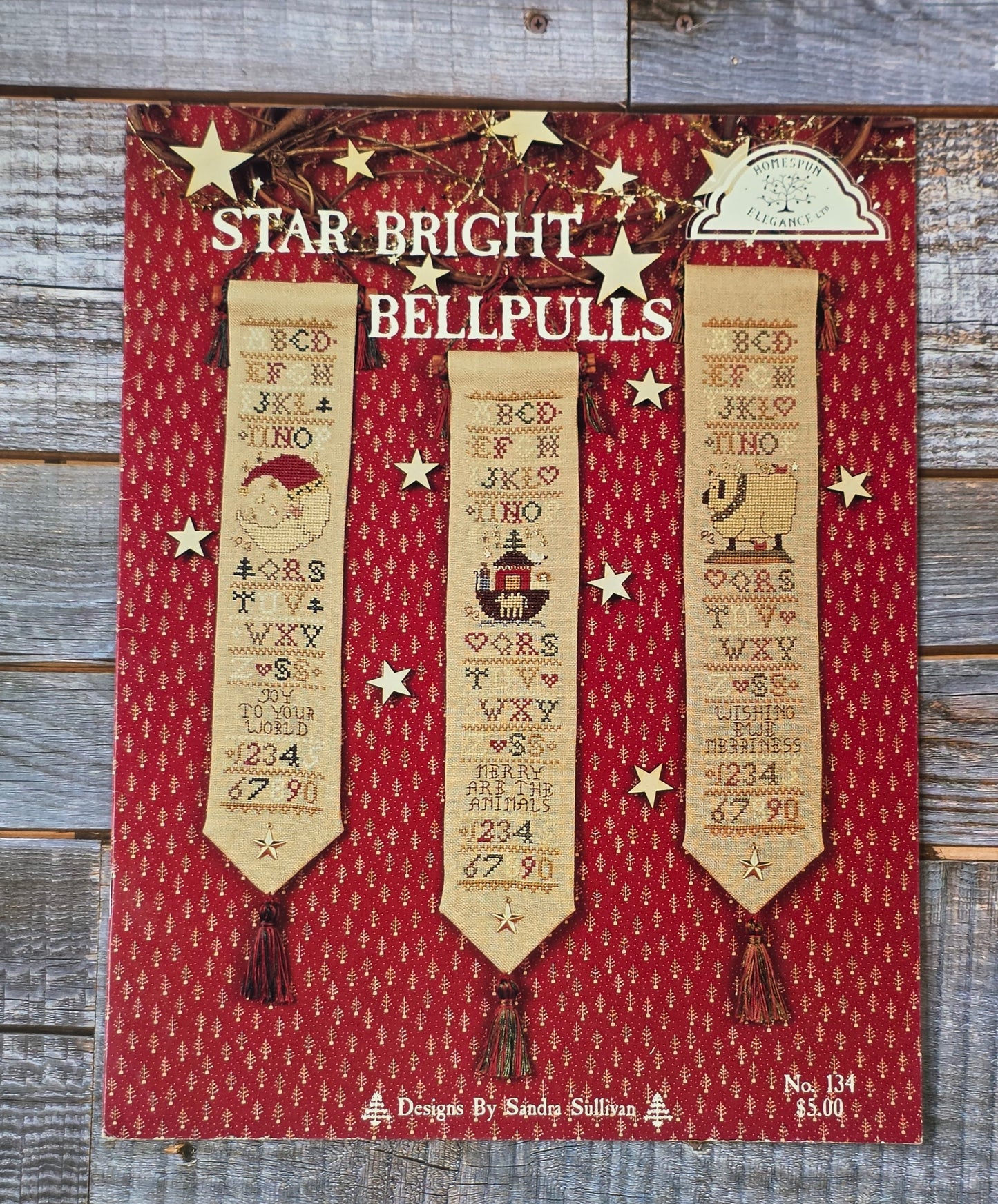 Homespun Elegance: Star Bright Bellpulls Pattern