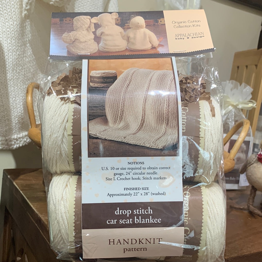 Appalachian Baby - Drop Stitch Car Seat Blankee