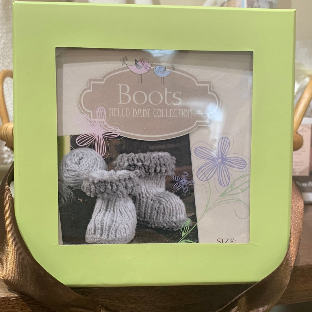 Appalachian Baby - Newborn Boots Knit Kit