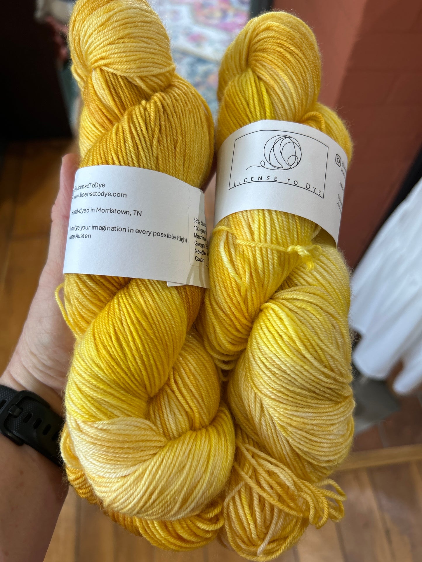 License To Dye - Fingering Silk