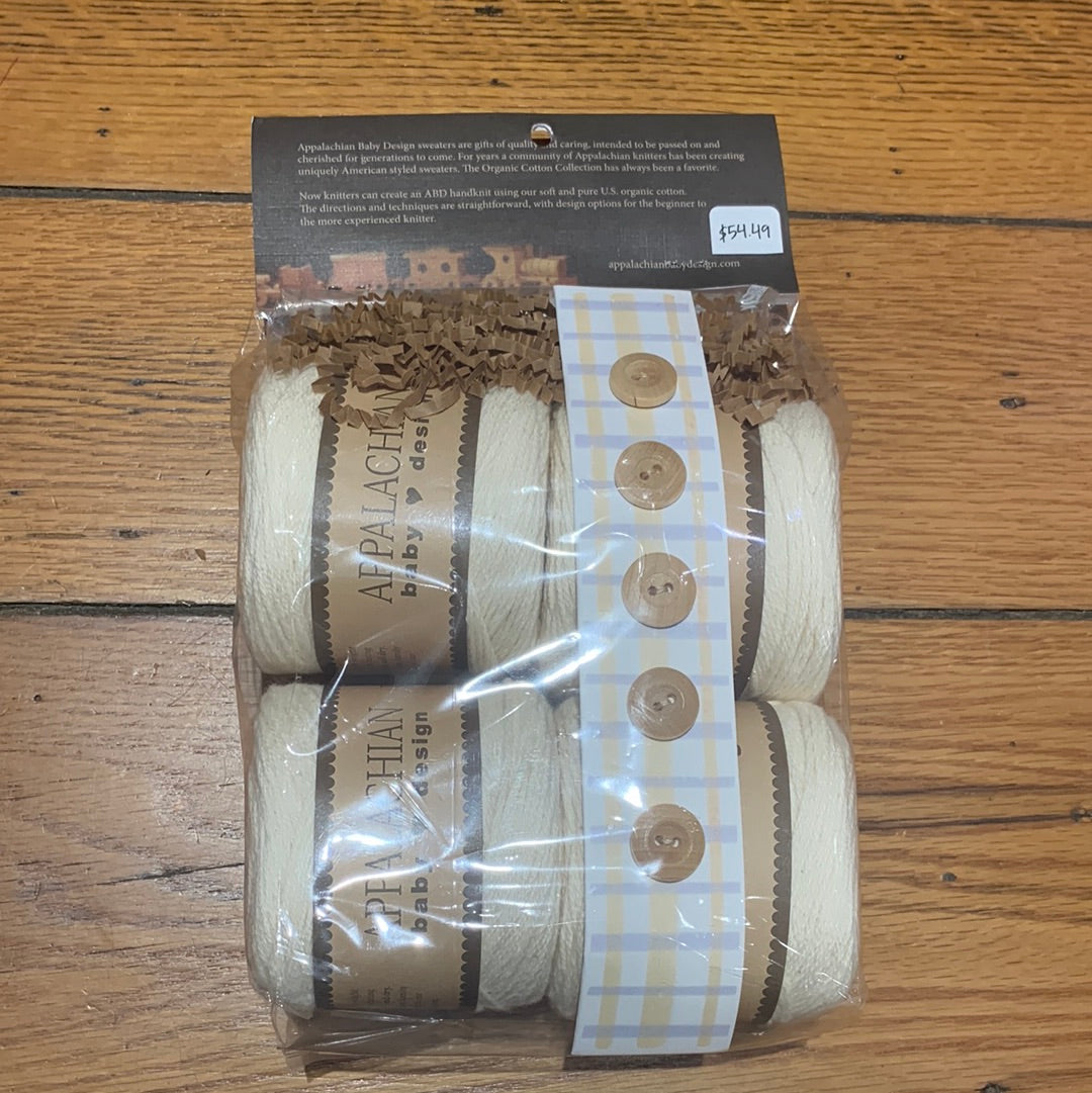 Appalachian Baby - Pom Pom Hooded Cardigan Kit