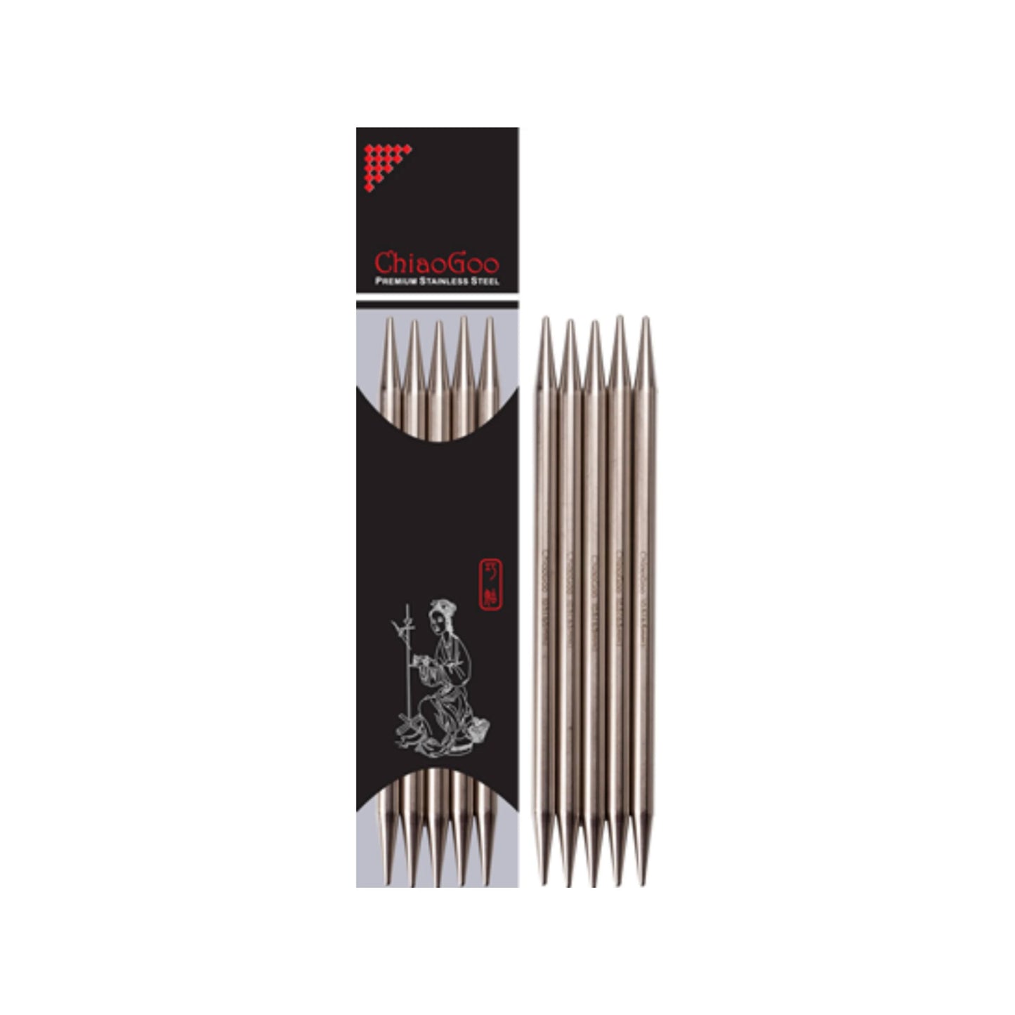 Chiaogoo Stainless Steel Double Point Needles
