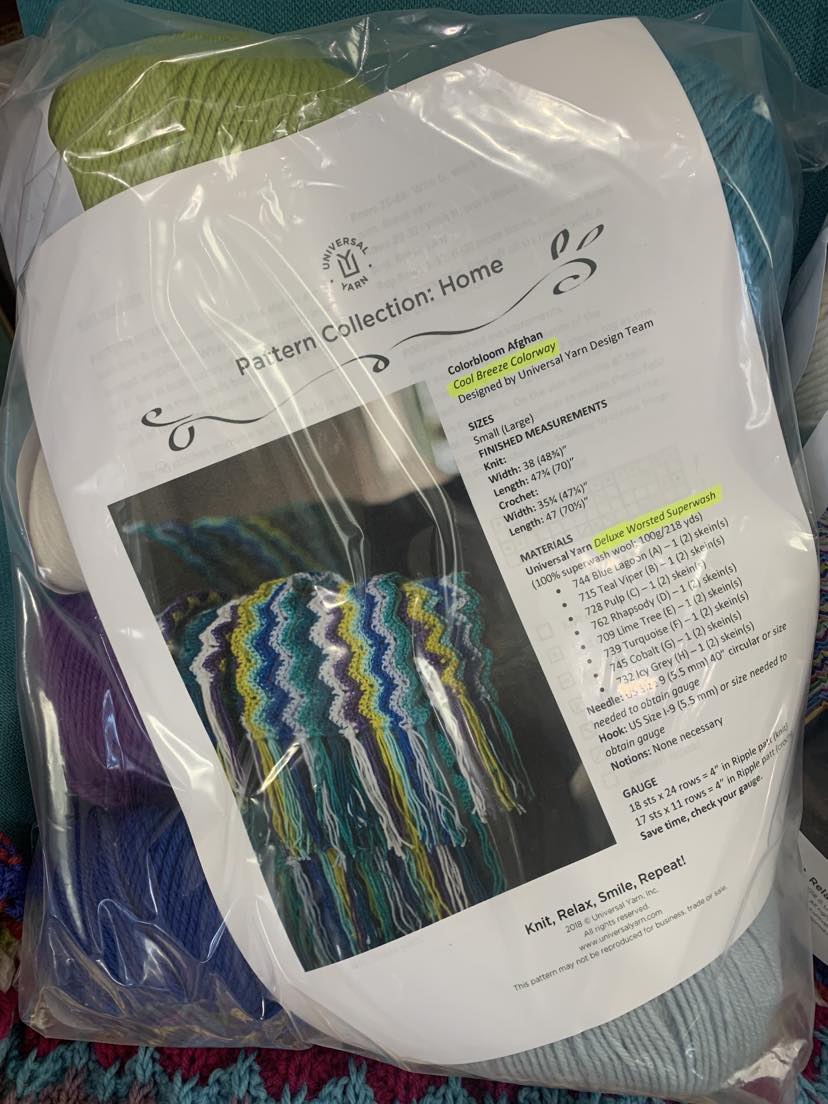 Colorbloom Deluxe Worsted Afghan Kit