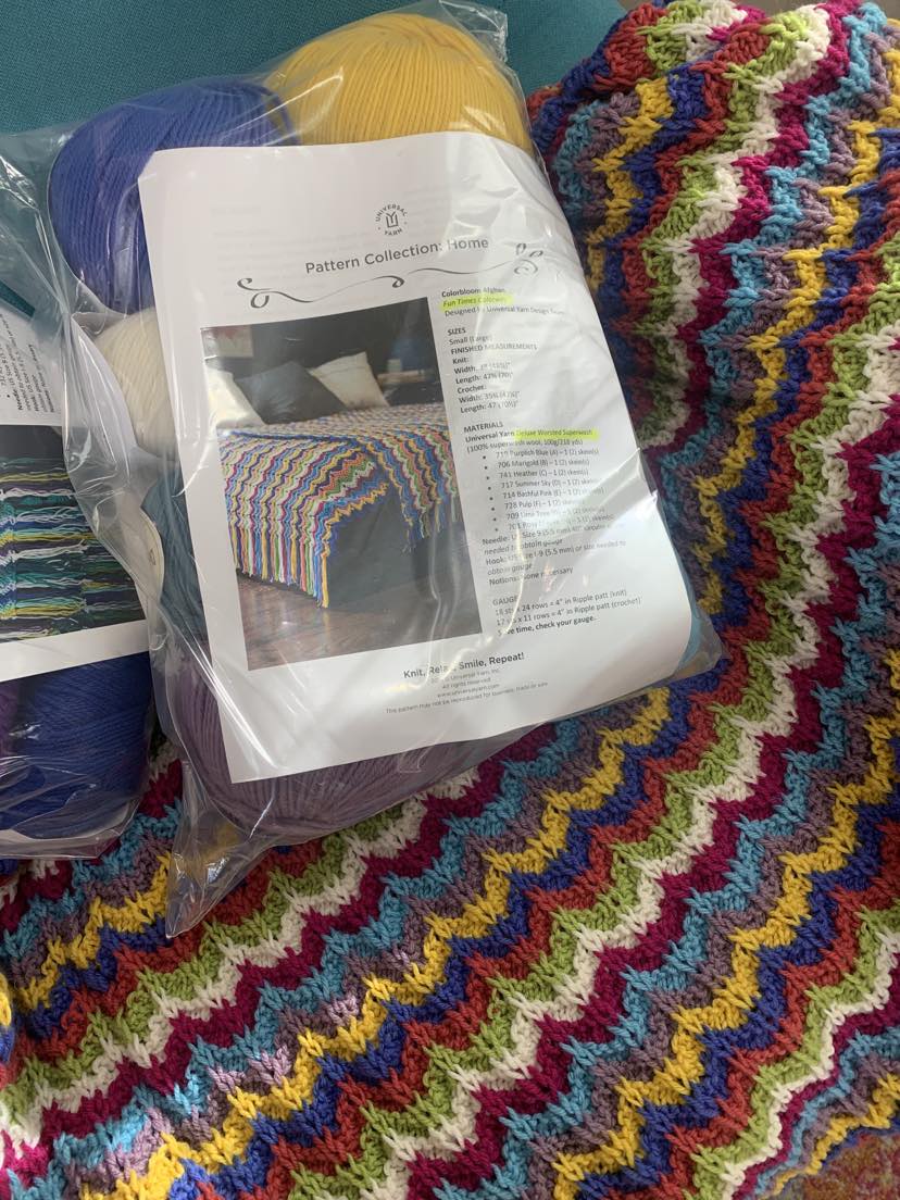 Colorbloom Deluxe Worsted Afghan Kit
