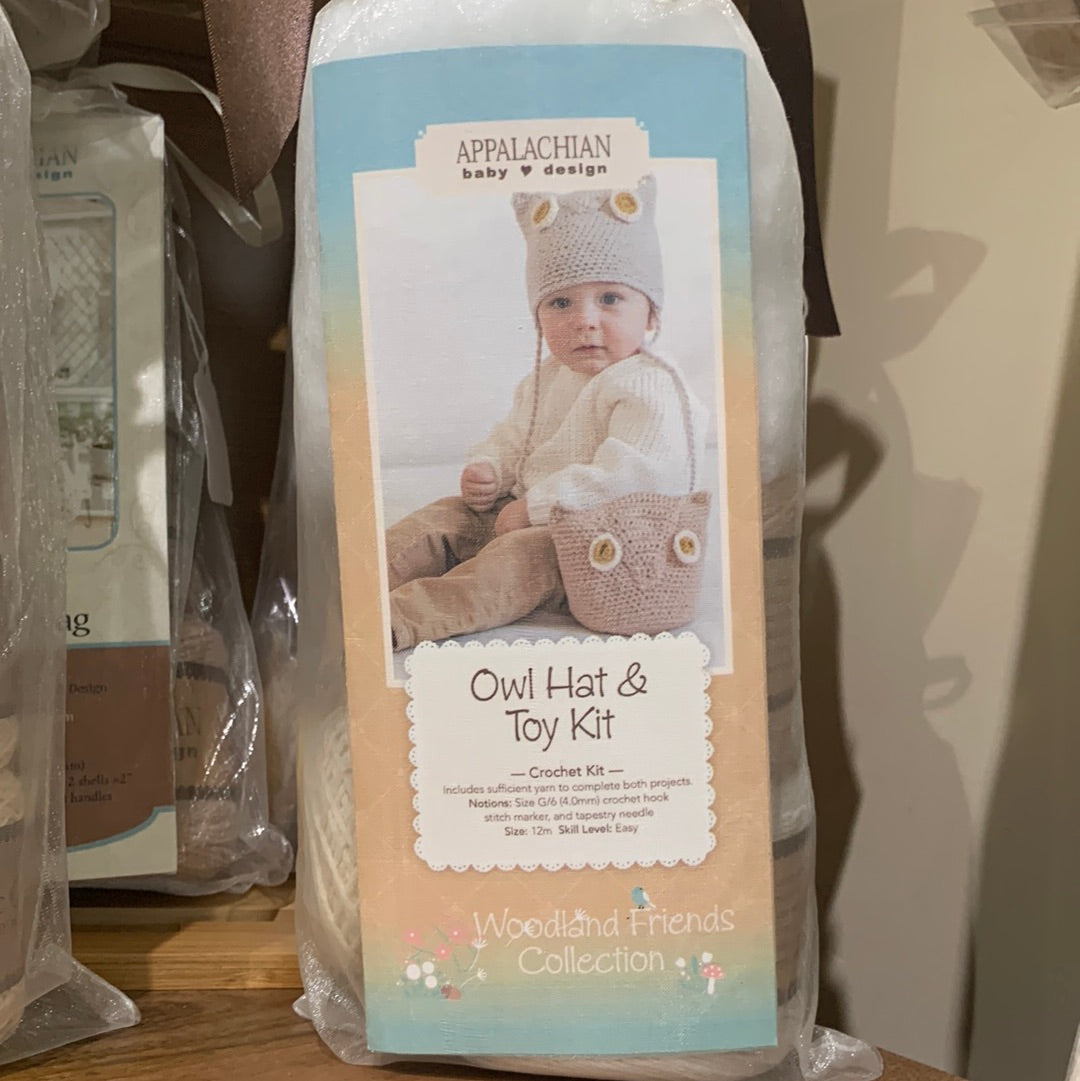 Appalachian Baby - Owl Hat and Toy Kit