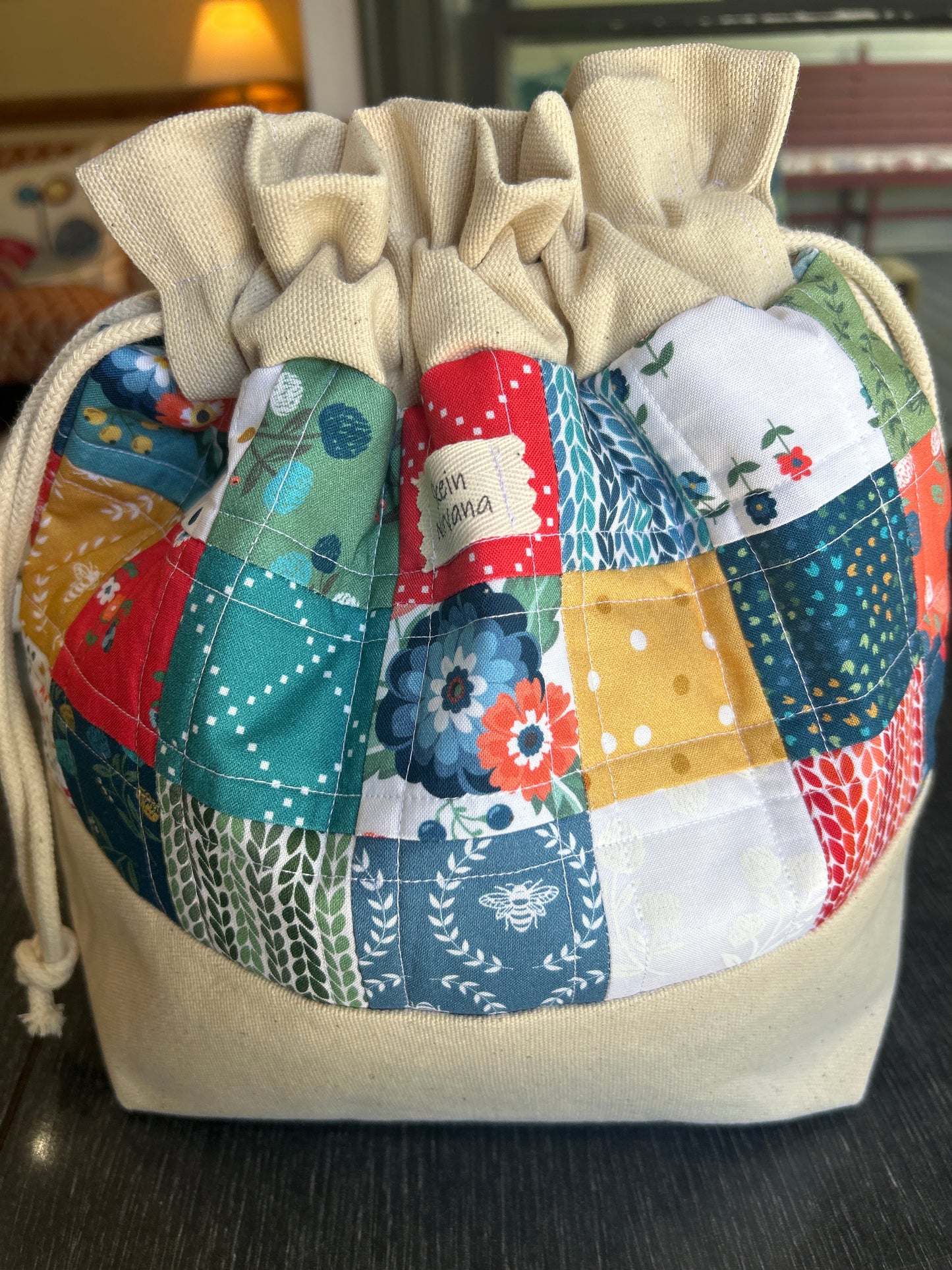 Skein Nirvana Large Drawstring Project Bags