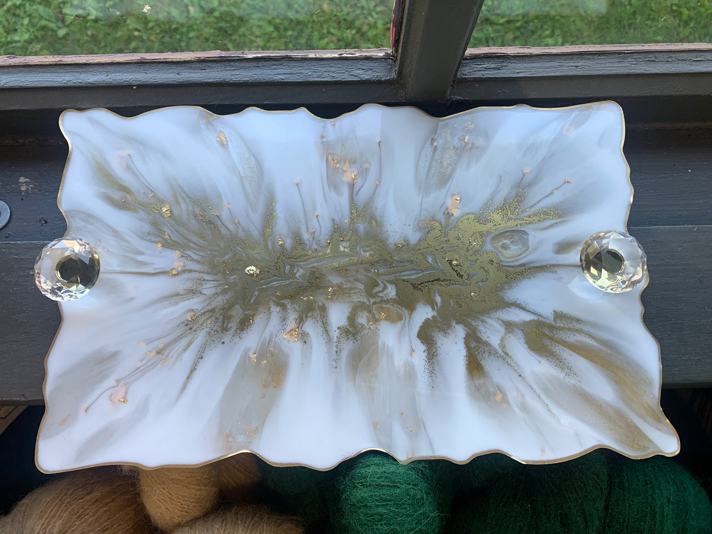 Handmade Resin Trays by Selena Lane