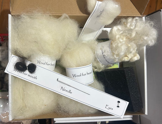 C&A Farm sheep needle felting kit