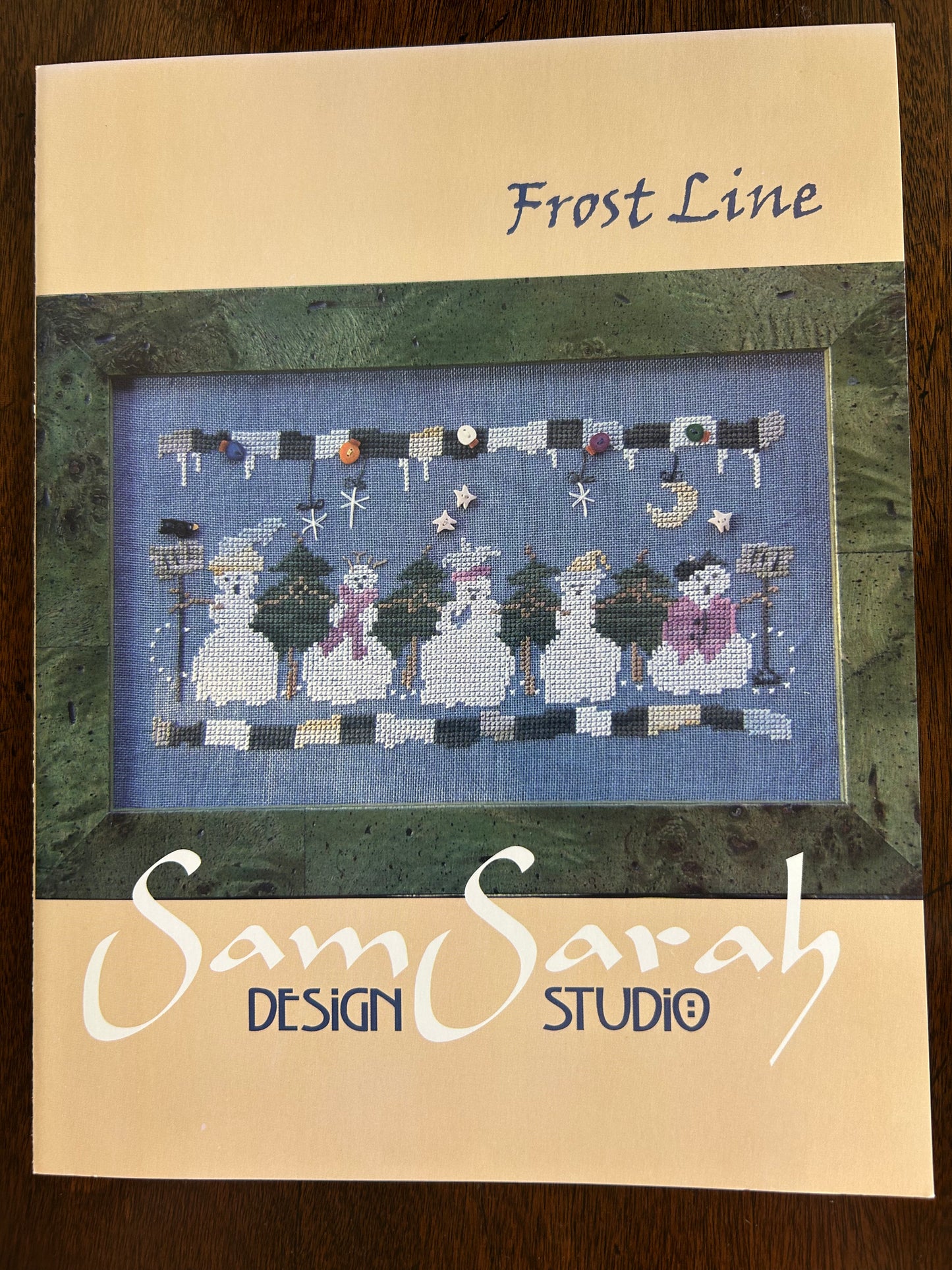 Sam Sarah Design Studio: Frost Line pattern 8954