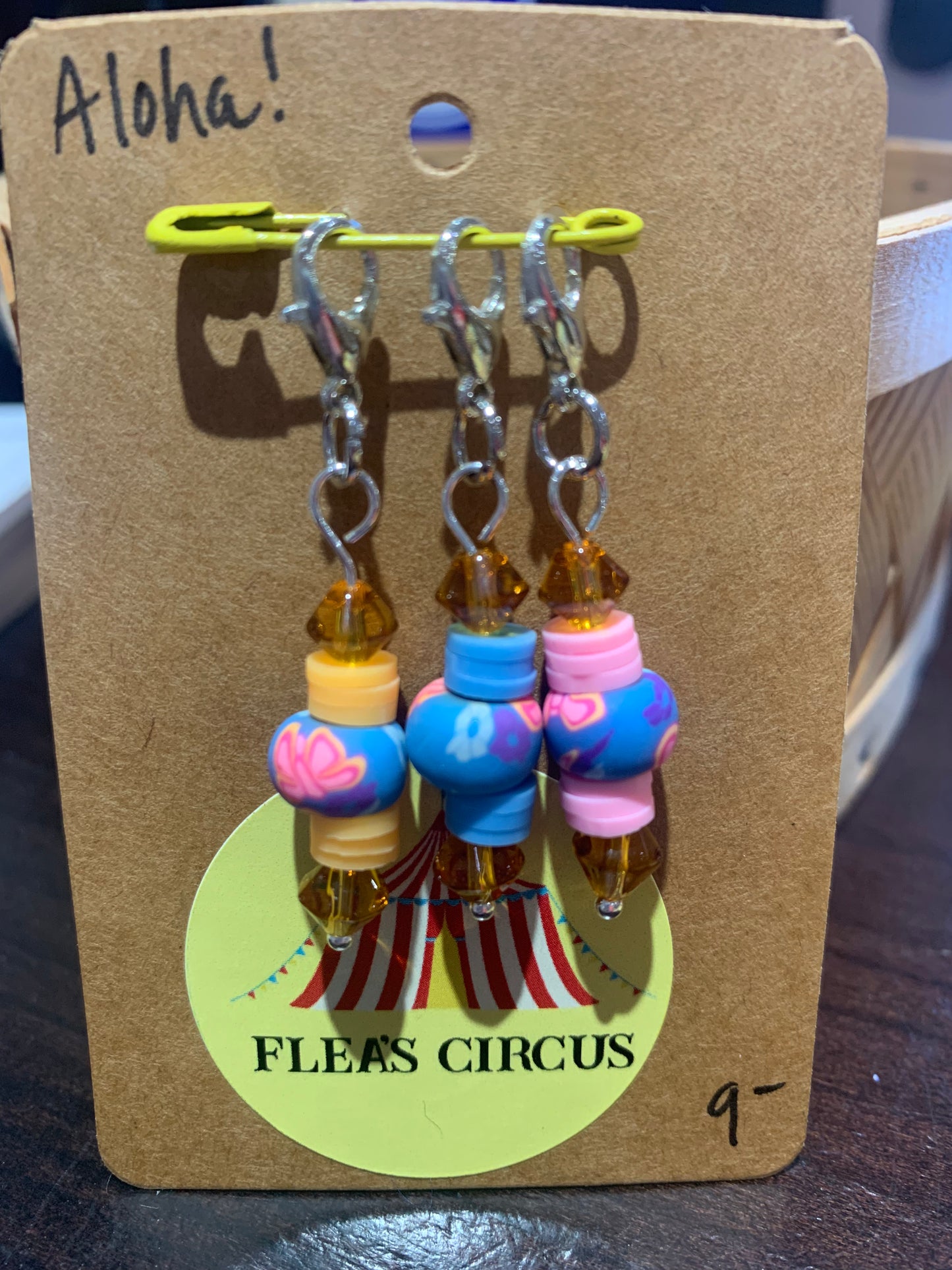 Flea's Circus Crochet Stitch Markers - Small