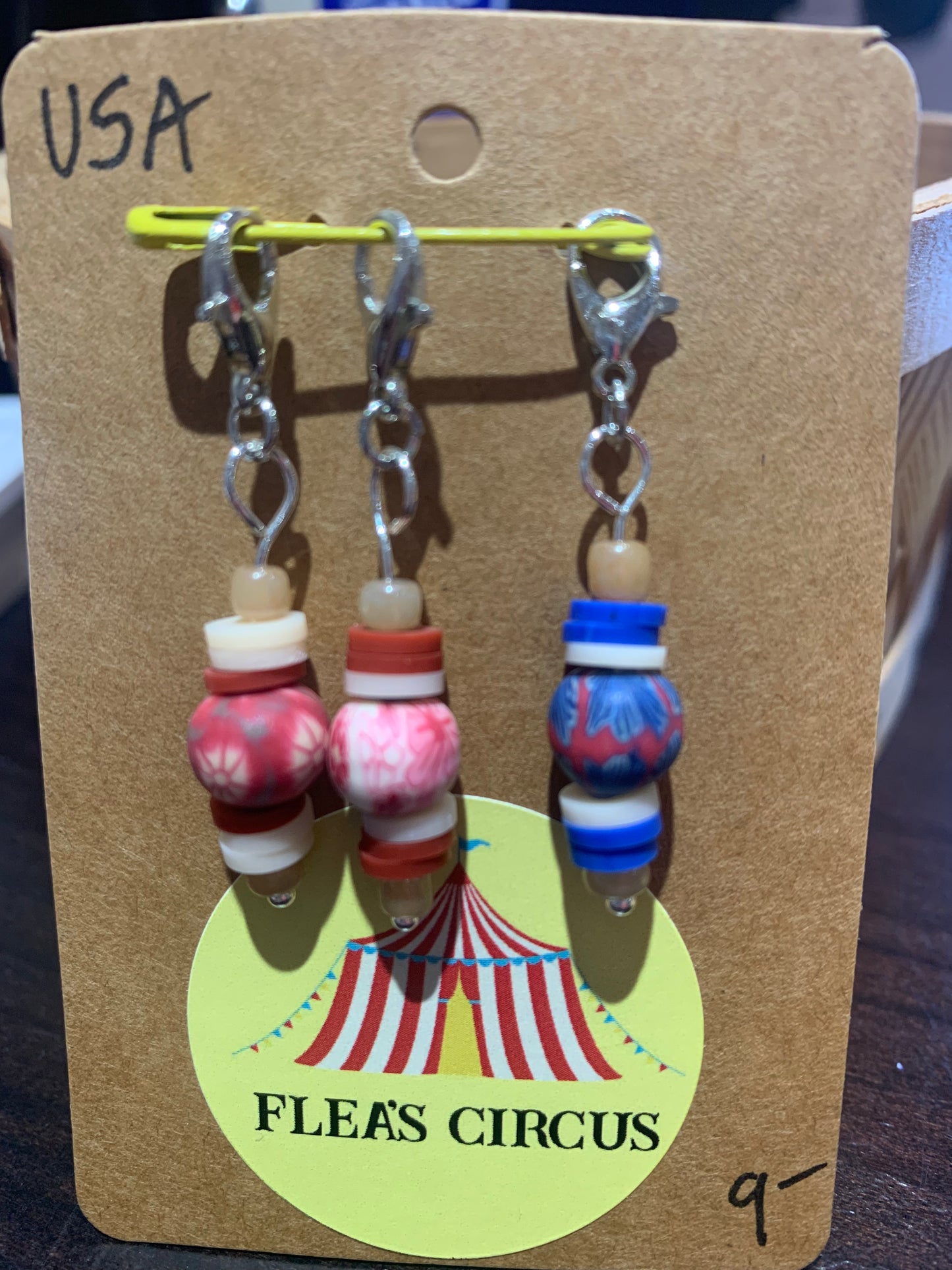 Flea's Circus Crochet Stitch Markers - Small