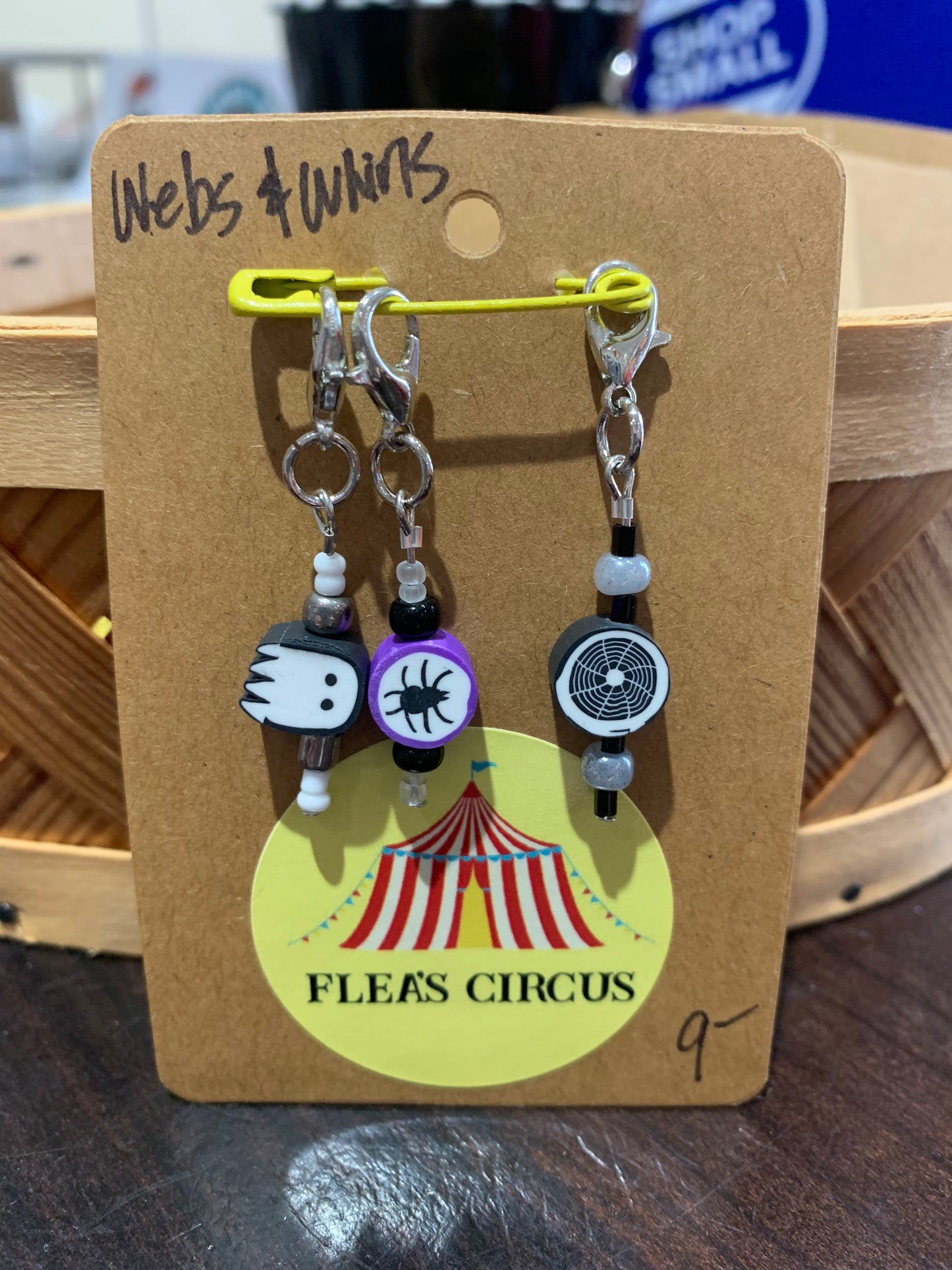 Flea's Circus Crochet Stitch Markers - Small