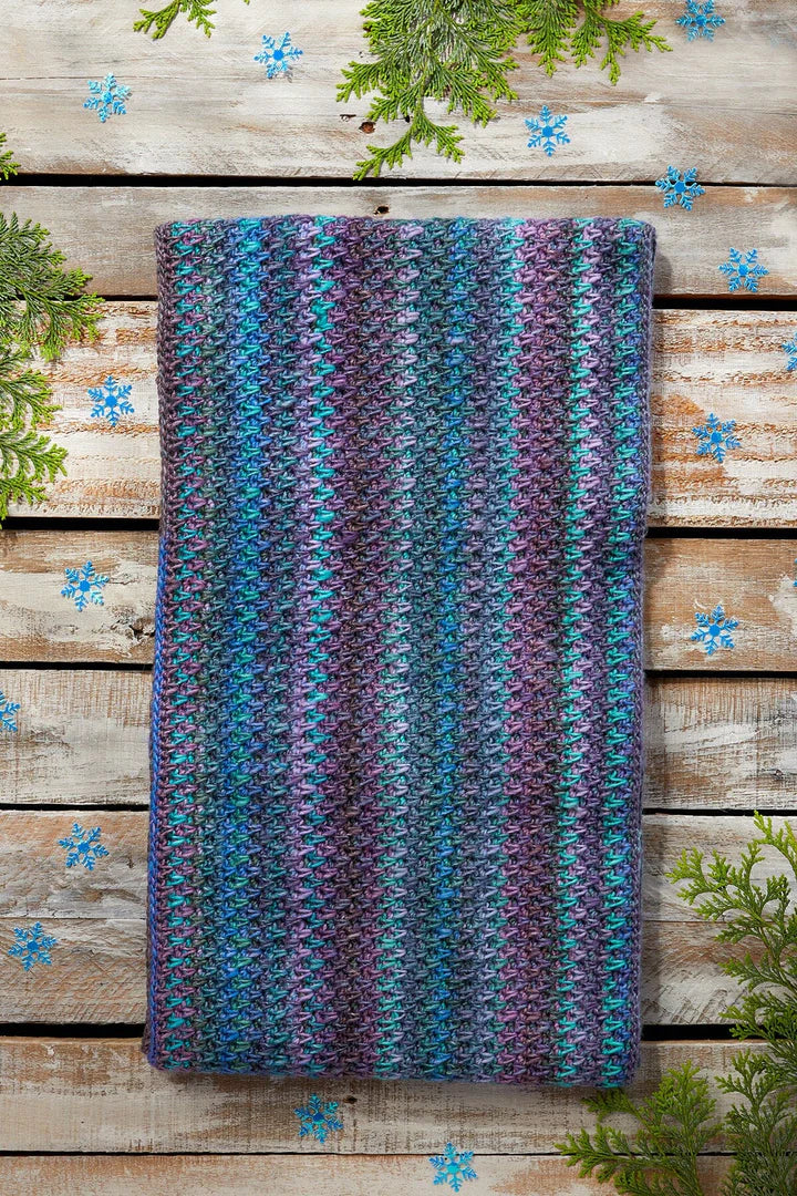 Milky Way Crochet Cowl Kit with Colorburst Yarn