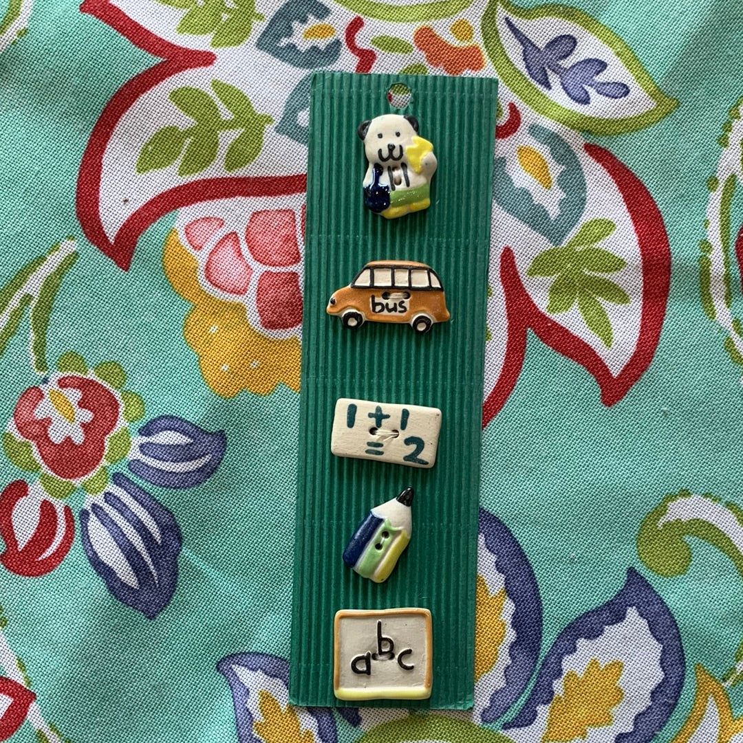 Ceramic Buttons (Set of 5)