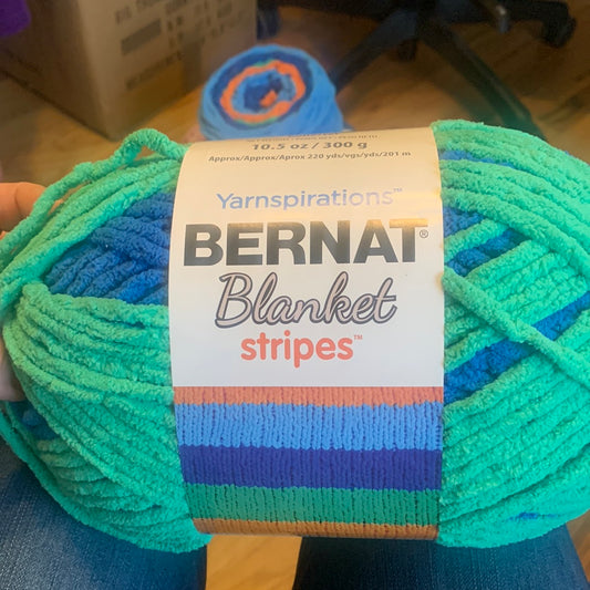 Bernat Blanket Super Bulky Stripes