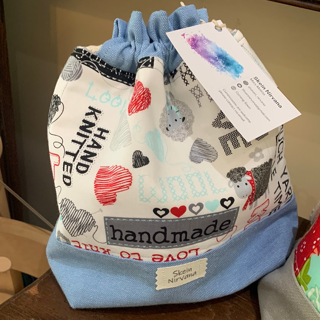Skein Nirvana Drawstring Bags