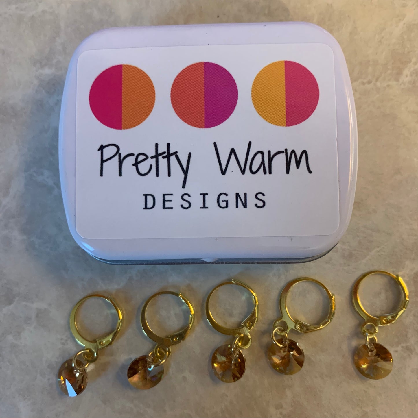 Pretty Warm Designs Jewel Stitch Markers