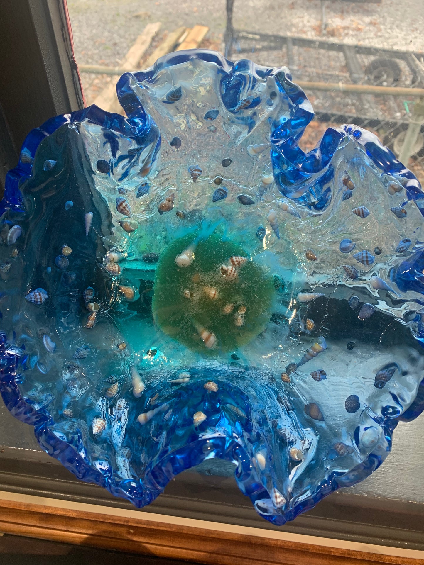 Handmade Resin Yarn Bowls by Selena Lane