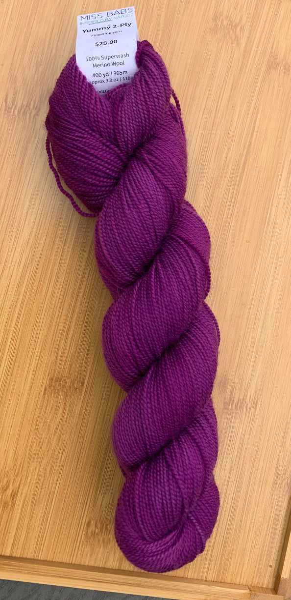 Miss Babs Yummy 2-Ply Fingering Yarn