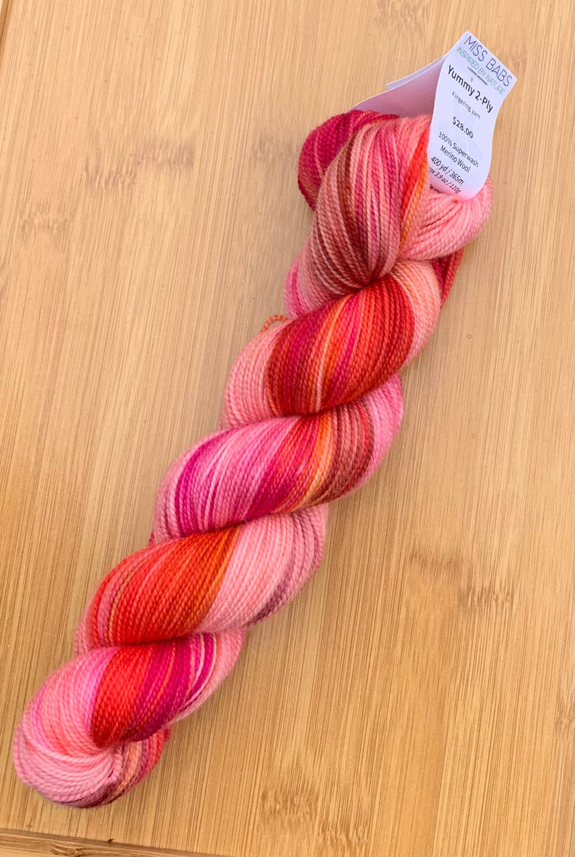 Miss Babs Yummy 2-Ply Fingering Yarn