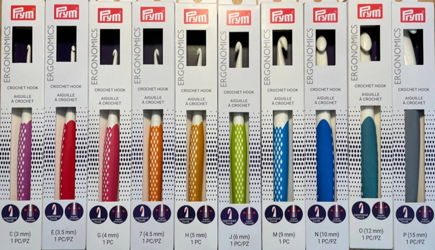 Prym Ergonomic Crochet Hooks