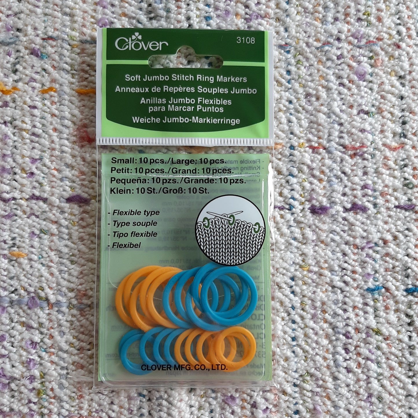 Clover - Soft Stitch Ring Markers