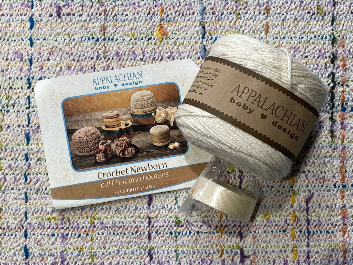Appalachian Baby - Crochet Newborn Cuff Hat and Bootees