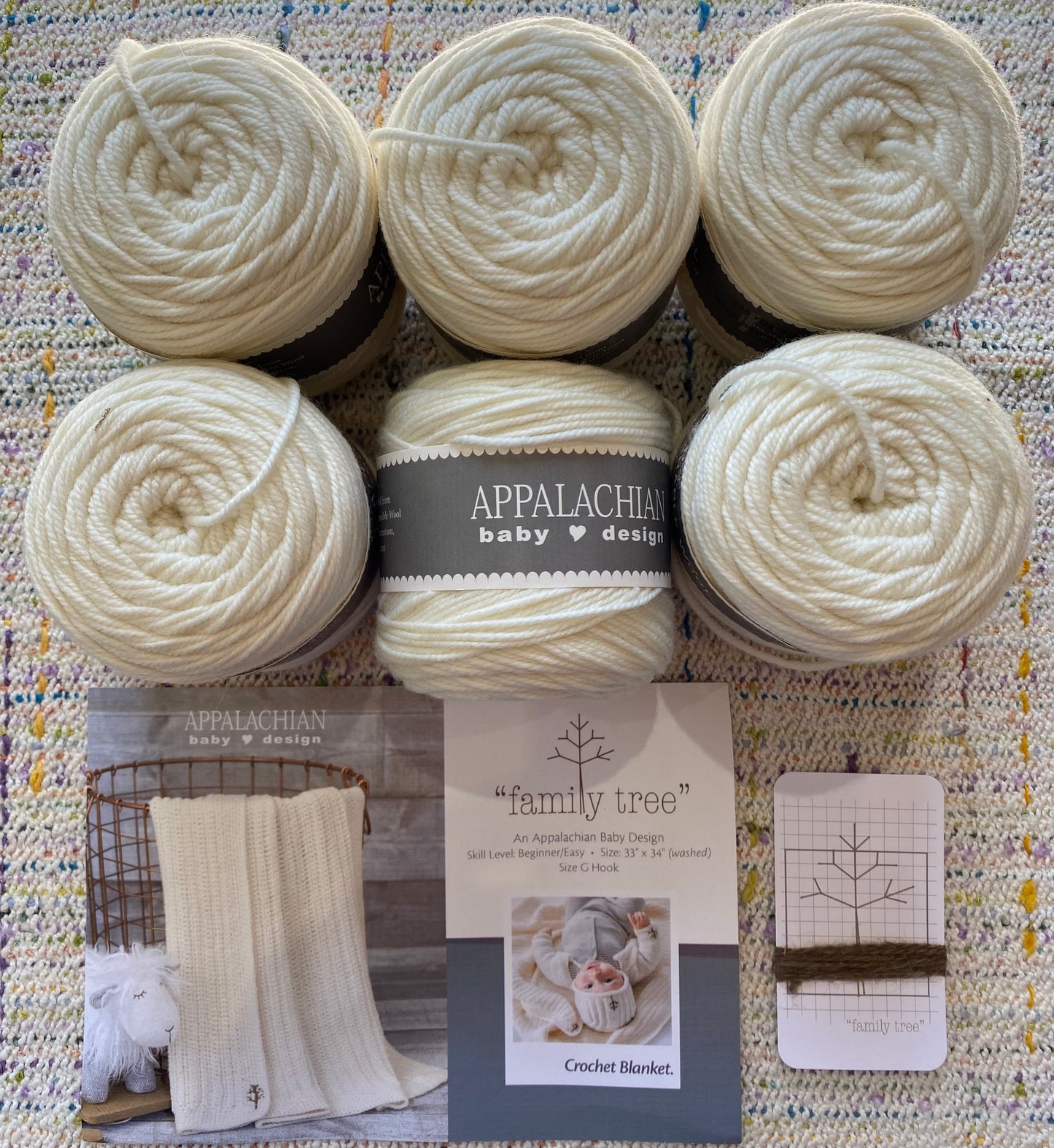 Appalachian Baby - Family Tree Crochet Blanket Kit