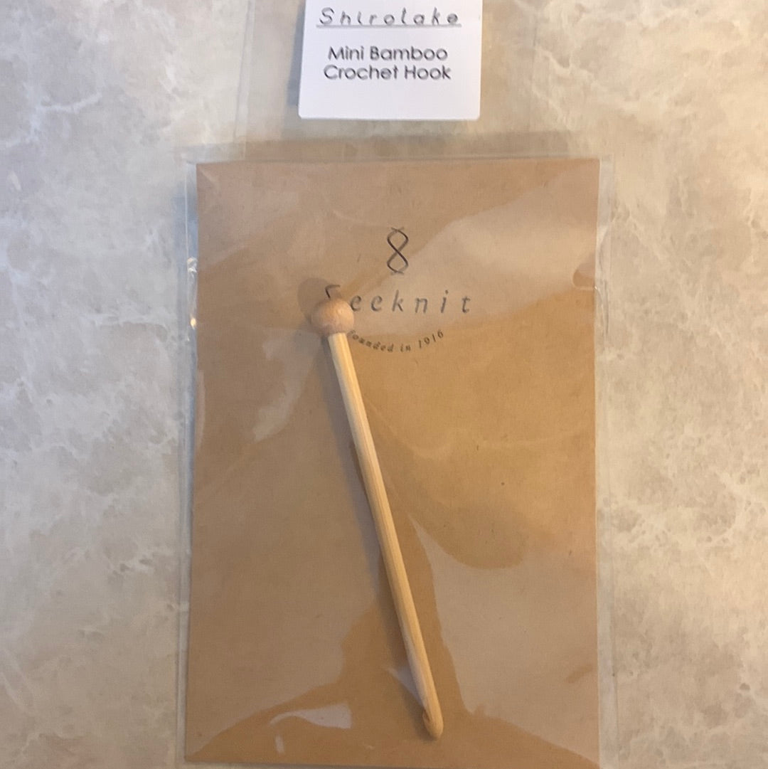 Shirotake mini bamboo crochet hook