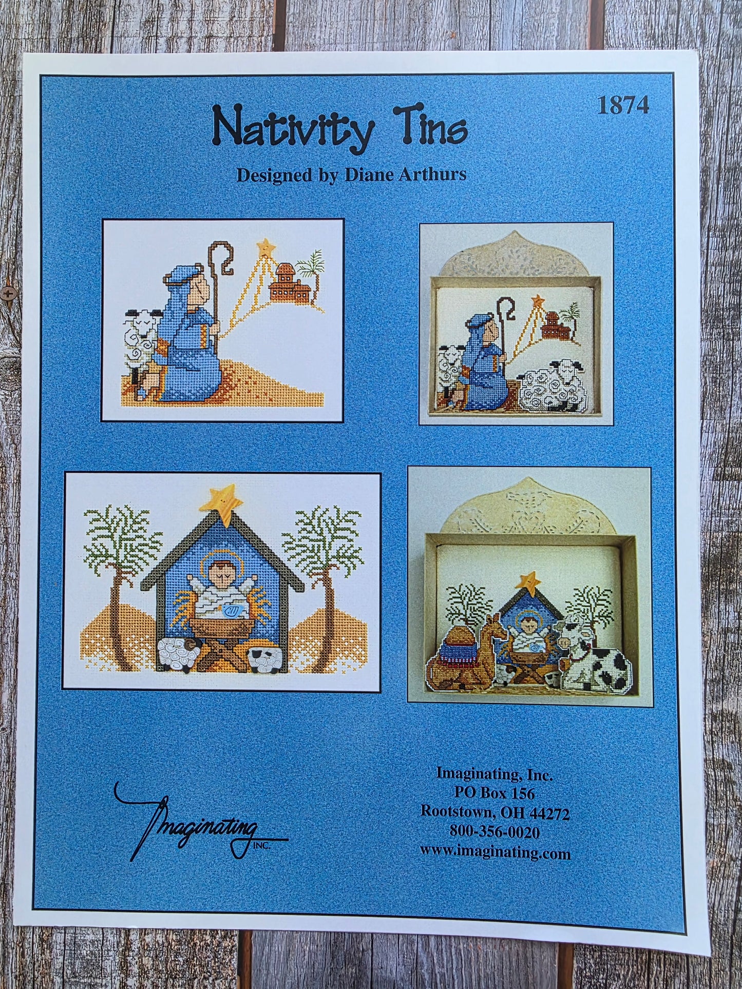 Imaginating: Nativity Tins Pattern #1874