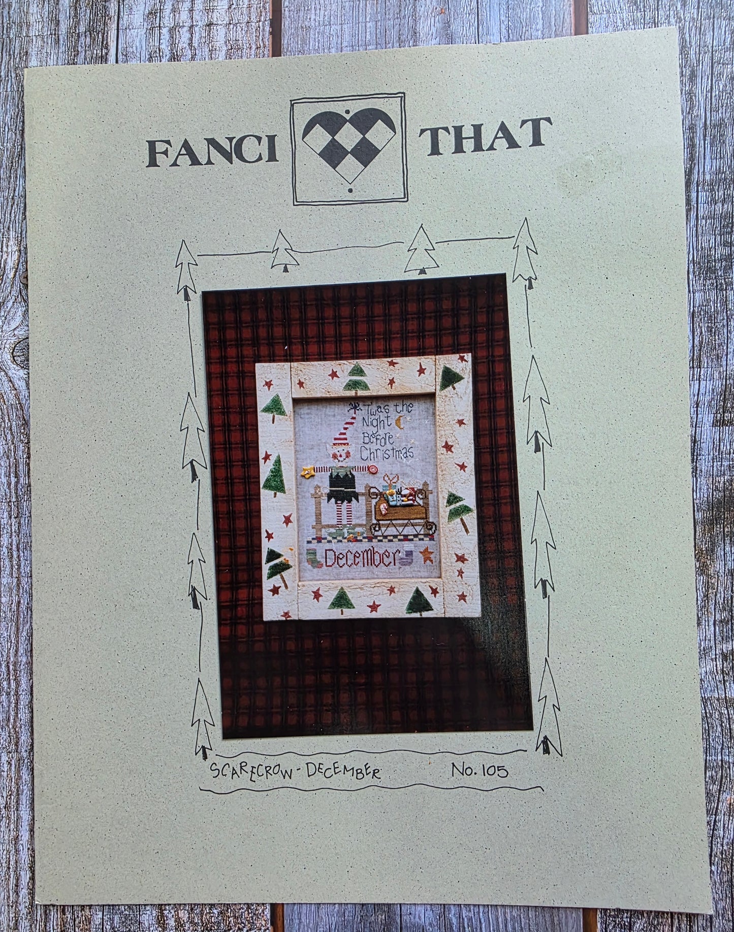 Fanci That: Scarecrow December Pattern No.105