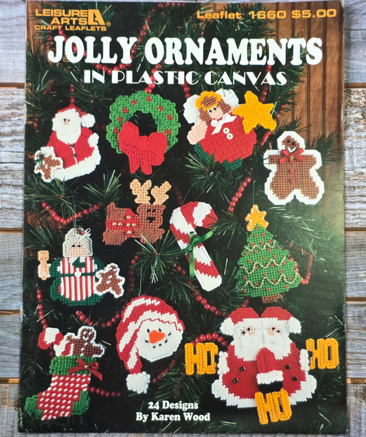 Leisure Arts: Jolly Ornaments in Plastic Canvas Pattern