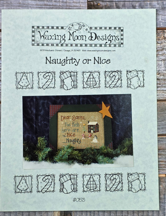 Waxing Moon Designs: Naughty or Nice #053 Pattern