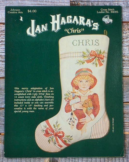 Johnson Creative Arts: Jan Hagara's Chris Stocking Leaflet 84005 Pattern
