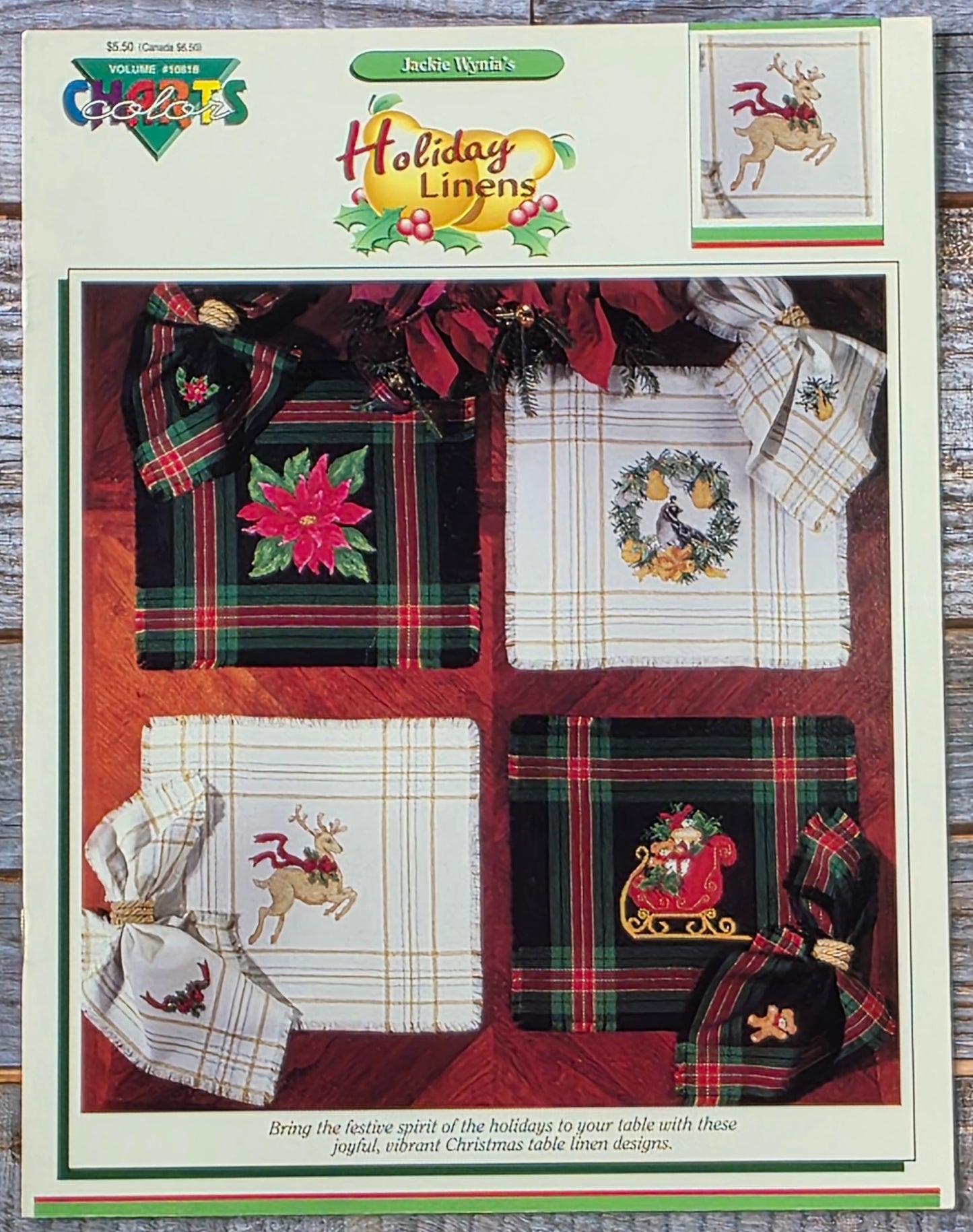 Color Charts: Holiday Lines Pattern