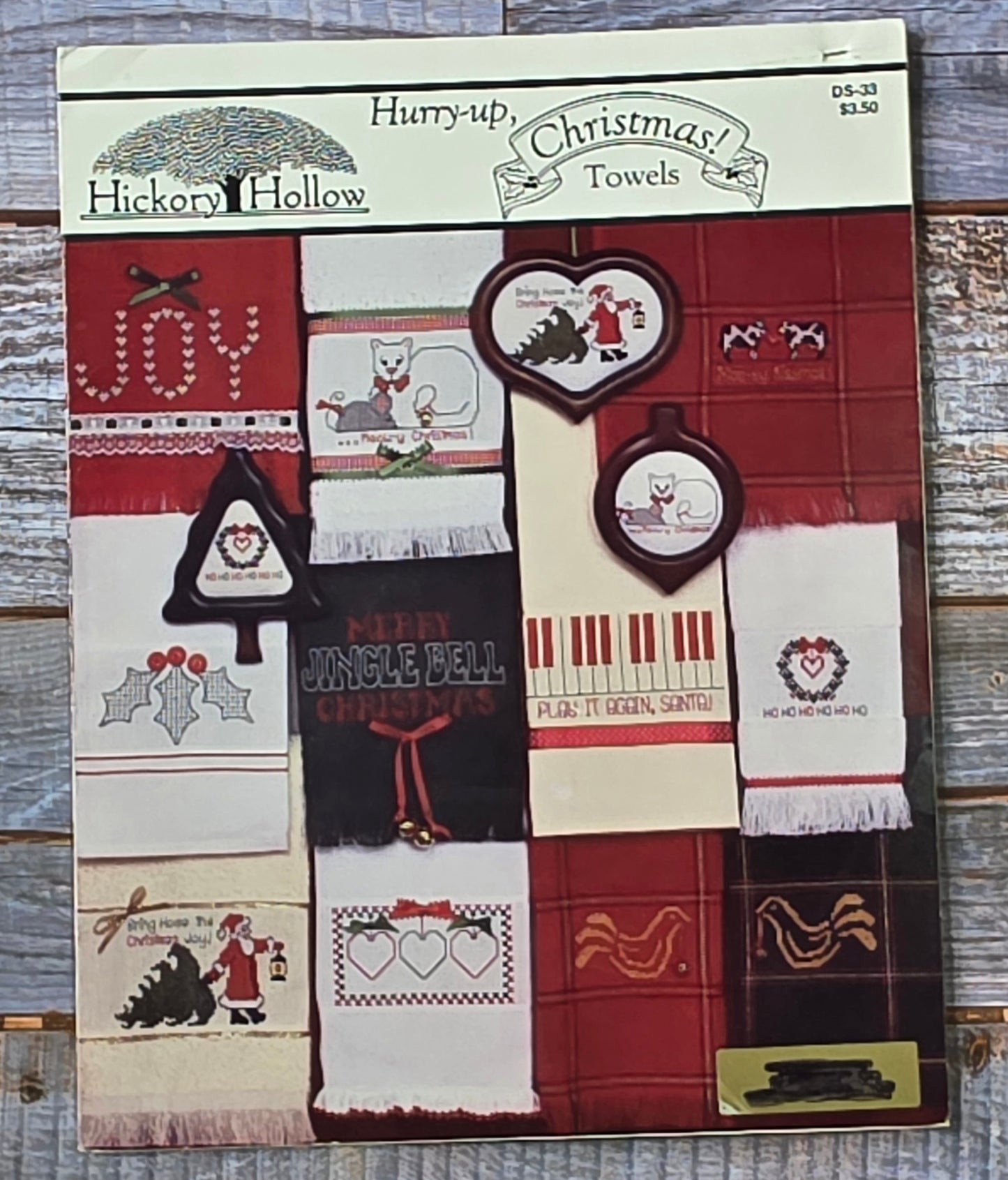 Hickory Hollow: Hurry Up Christmas Towels Pattern