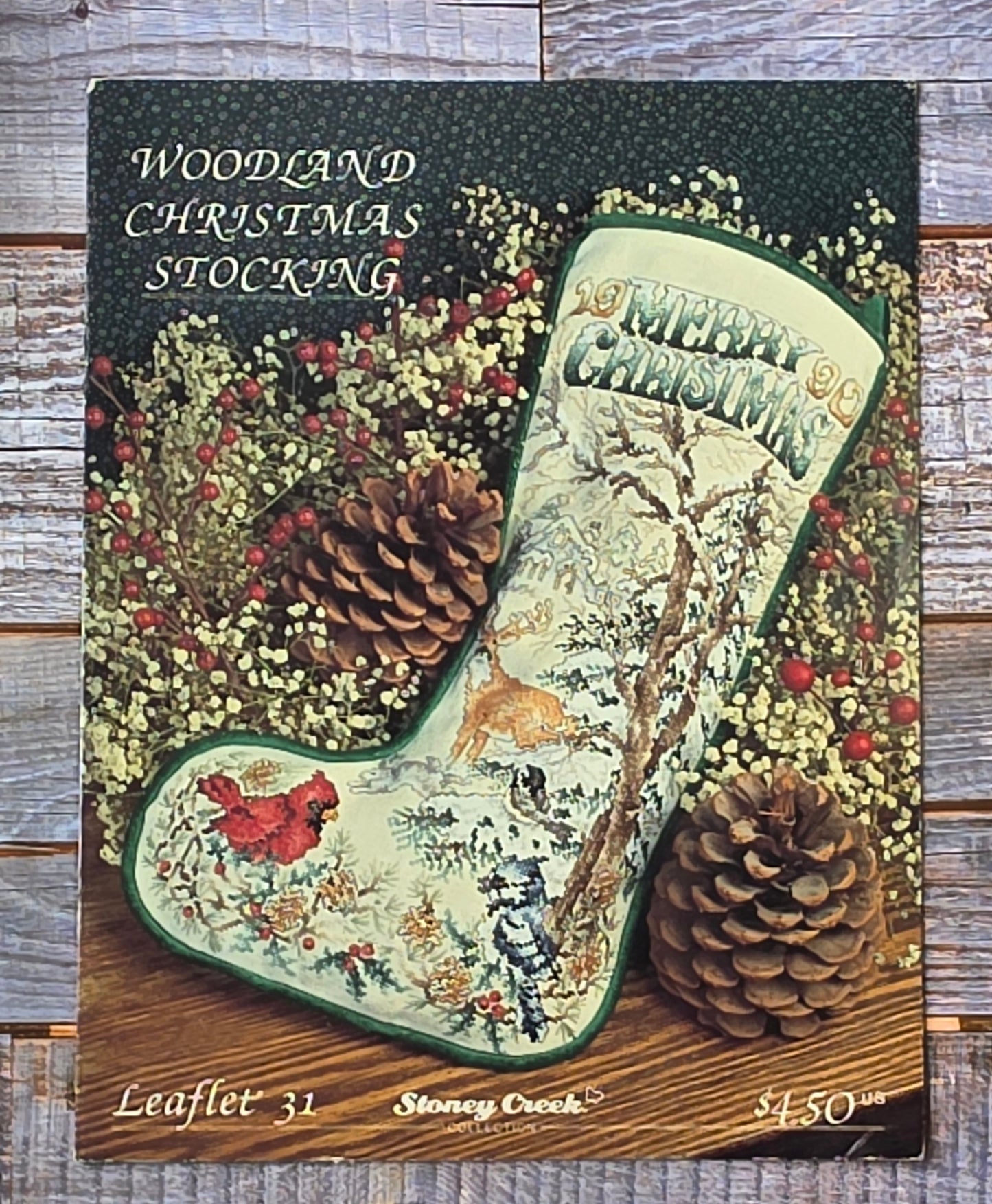 Stoney Creek Collection: Woodland Christmas Stocking Leaflet 31 Pattern