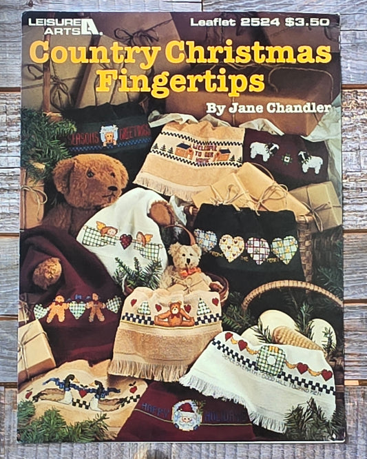 Leisure Arts: Country Christmas Fingertips Leaflet 2524 Pattern