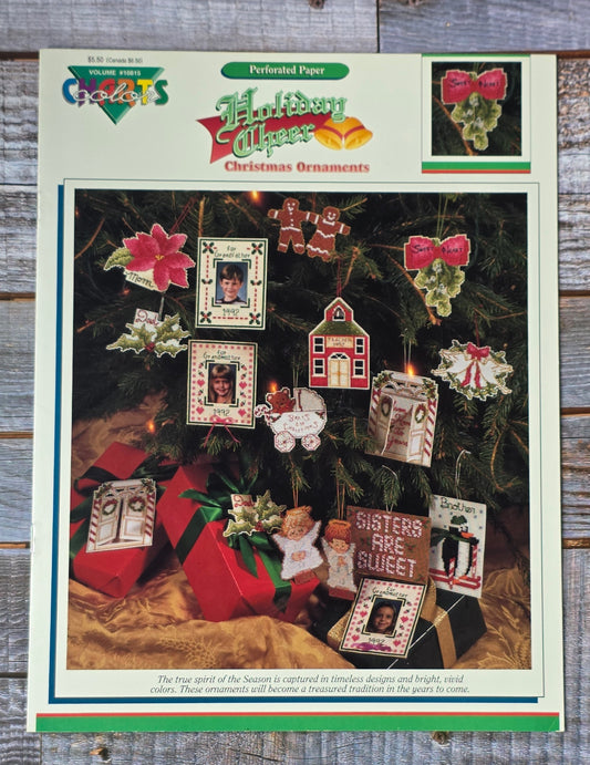 Color Charts: Holiday Cheer Christmas Ornaments Pattern