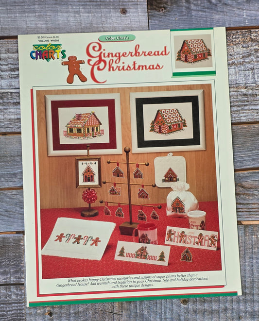 Color Charts: Gingerbread Christmas Pattern