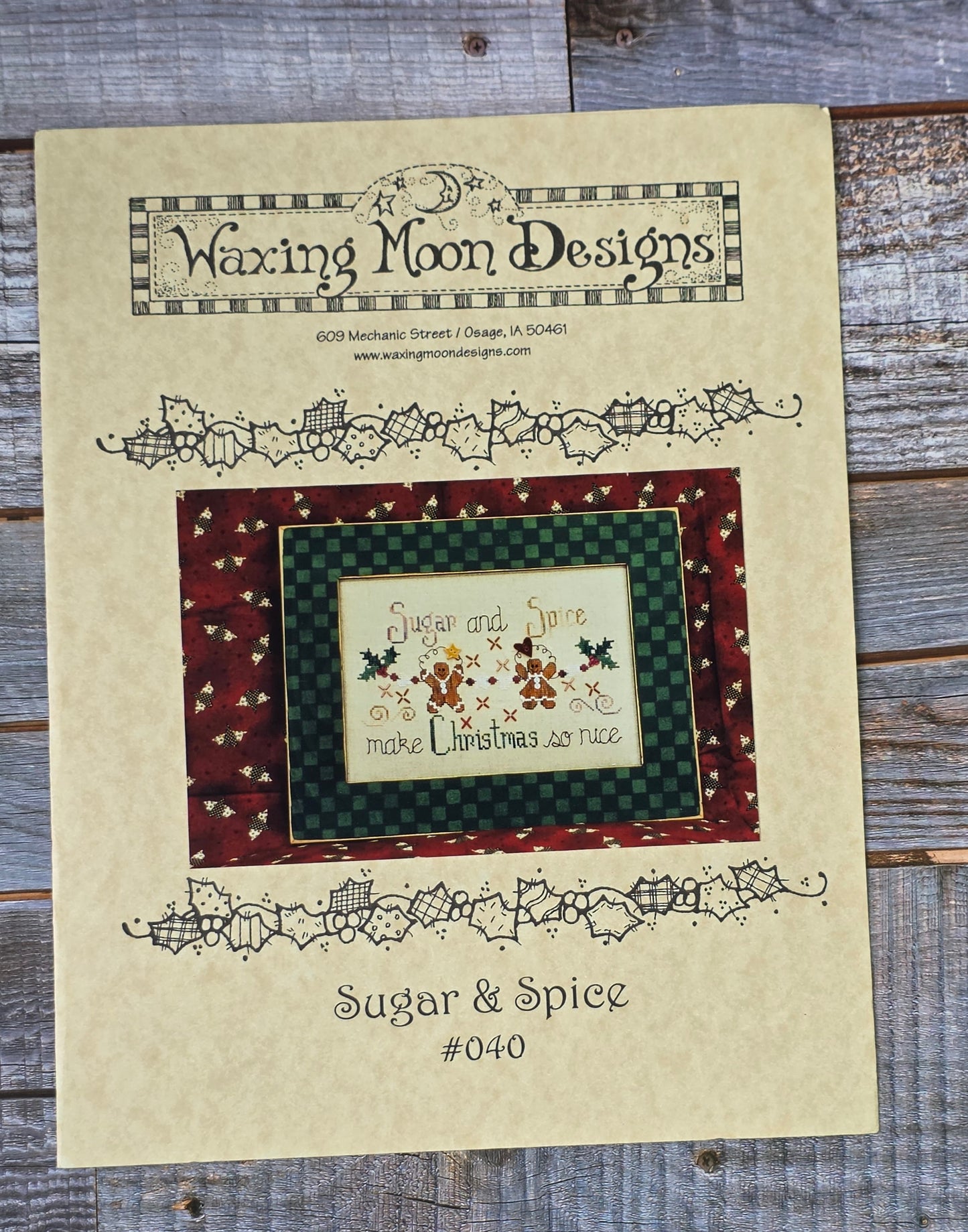 Waxing Moon Designs: Sugar and Spice #040 Pattern