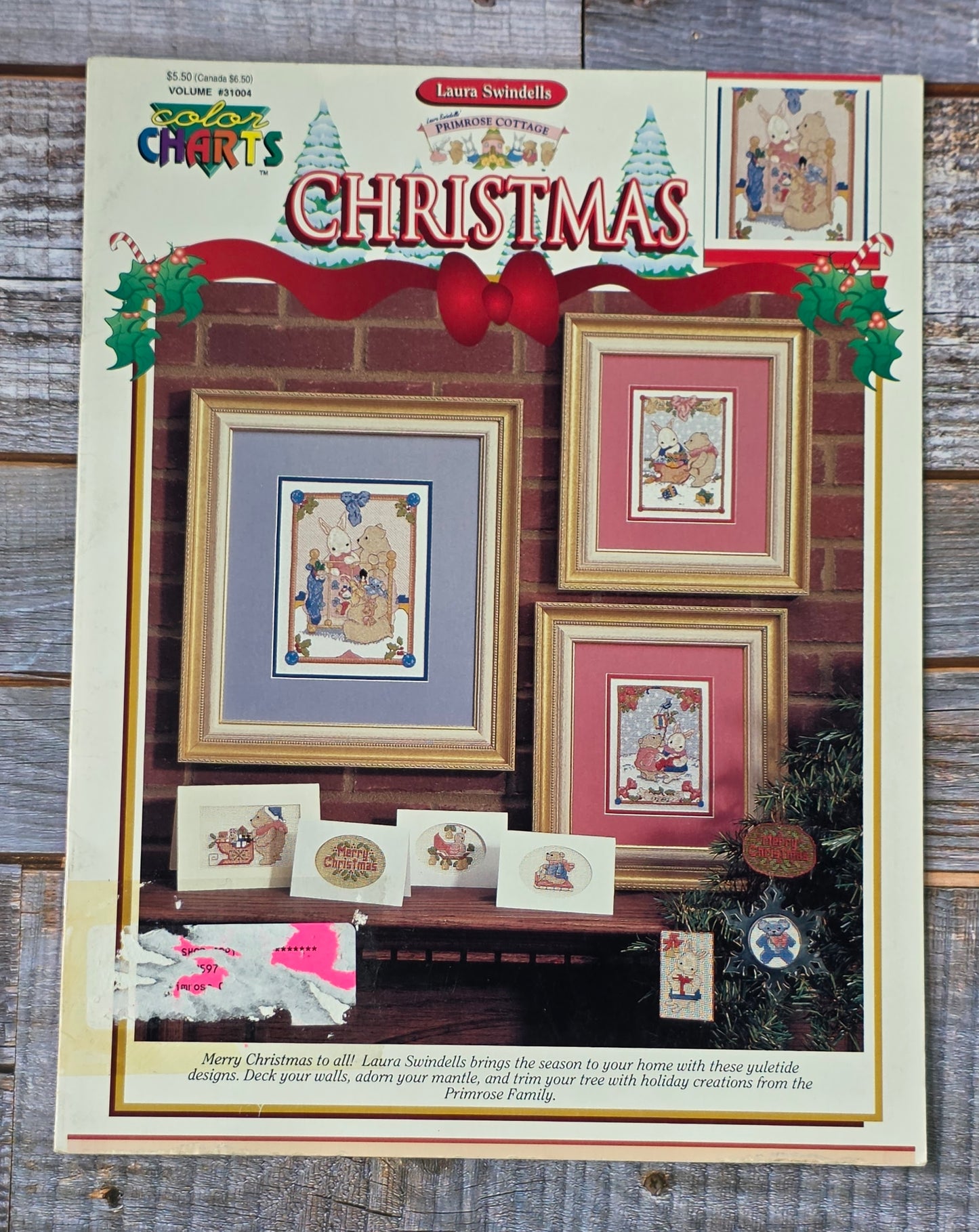 Color Charts: Laura Swindells Primrose Collage Christmas Pattern